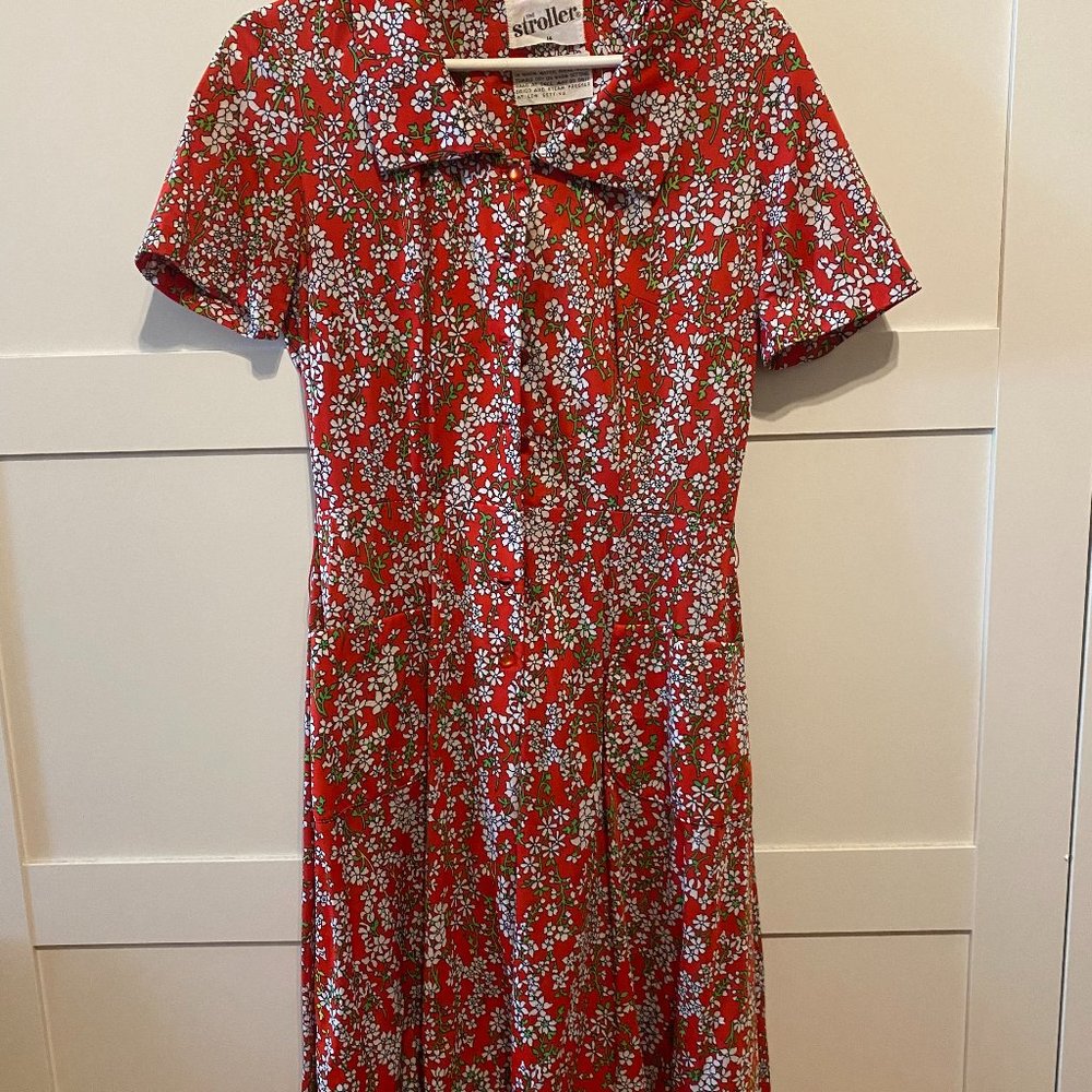 Red Flower Dress
